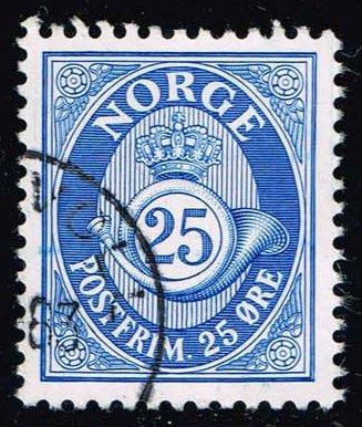 Norway #606 Post Horn; used (0.25)