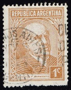 Argentina #419 Domingo Sarmiento; Used (0.25)