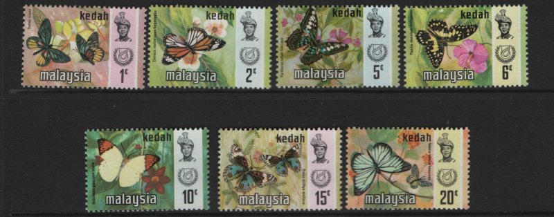 MALAYSIA, KEDAH  , 113-119   MNH SET