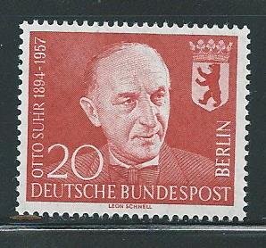 Germany West Berlin 9N164 1958 Suhr single MNH