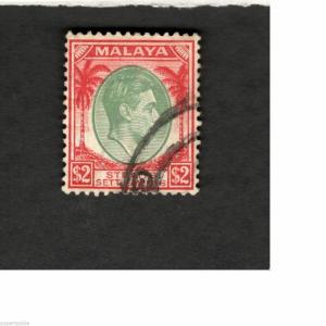 Malaya, Straits Settlements  SCOTT #251  Θ used stamp