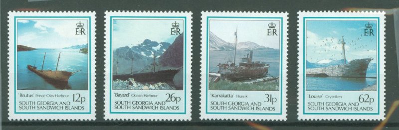 South Georgia #145-148 Mint (NH) Single (Complete Set)