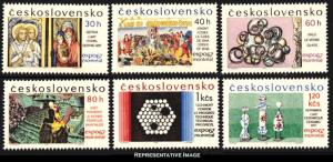 Czechoslovakia Scott 1460-1465 Mint never hinged.