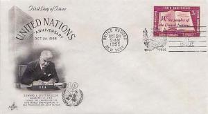 United Nations, First Day Cover