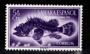 Spanish Sahara Scott B27 MH* Fish stamp