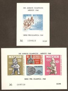 Mexico Scott #C310A-311A  Mint  never hinged