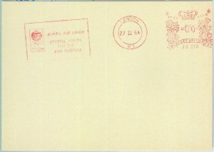 86928 - GB - Postal History - MECHANICAL postmark PROOF: Aviation 1964 OLYMPICS
