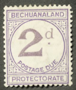 Bechuanaland Protectorate #J6 HH 