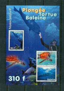 Fr. Polynesia - Sc# 1010a 2009 Underwater Study. NH $7.75.
