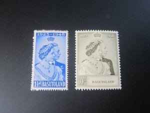 Basutoland 1948 Sc 39-40 Silver Wedding MH