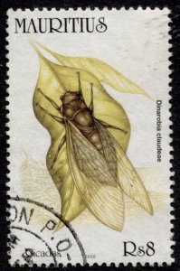 Mauritius #955 Cicadas Used CV$1.80