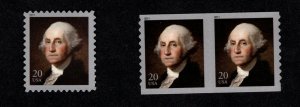 4504 / 4512 Washington Coil Pair & Sheet Single  MNH