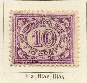 Dutch Indies Netherlands 1922-23 Early Issue Fine Used 10c. NW-170617