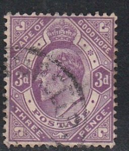 Cape of Good Hope # 67, King Edward VII, Used,