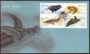 CANADA Sc#2229a-d Endangered Species 2rd Series (2007) FDC