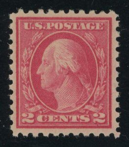 USA 425 - 2 cent Washington Perf 10 Single Line Wmk - VF/XF Mint never hinged