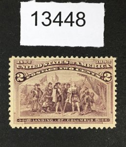 MOMEN: US STAMPS # 231 MINT OG NH LOT #13448