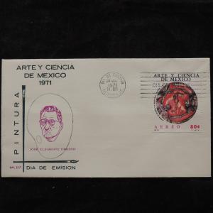 ZS-U469 MEXICO - Fdc, 1971, Art And Science Cover