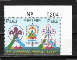 Peru 1999 MNH Sc 1203a-b