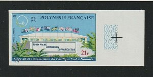 EDSROOM-8596 French Polynesia C85 MNH Imperf 1972 Complete S Pacific Comm CV$22