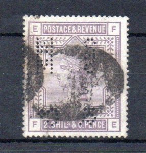 QUEEN VICTORIA 2/6 USED WITH 'SM&Co' PERFIN