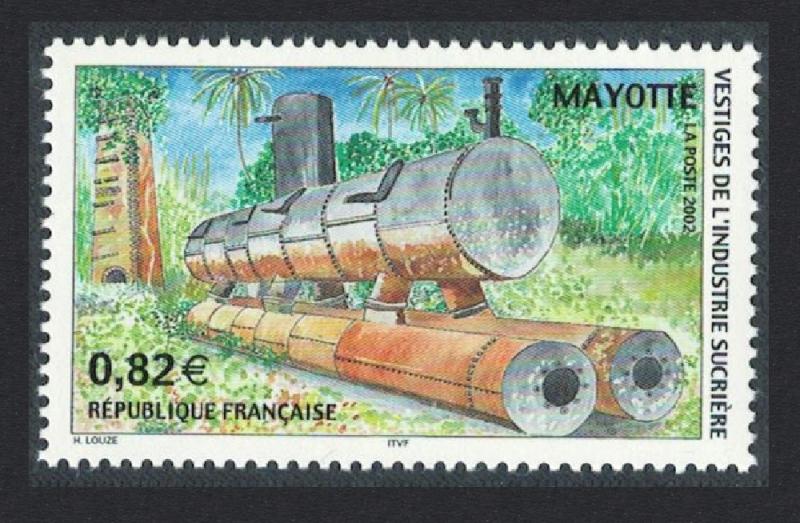 Mayotte Remains of the Sugar Industry 1v SG#174