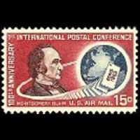 U.S.A. 1963 - Scott# C66 Forerunner of UPU Set of 1 NH