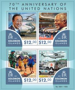 SOLOMON ISLANDS 2015 SHEET UNITED NATIONS slm15417a