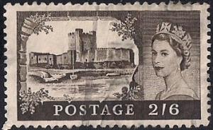 Great Britain #309 2sh6P Queen Elizabeth 2, used VF