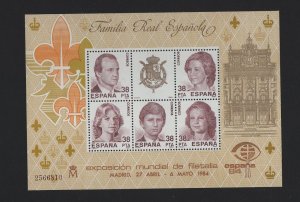 Spain   #2367   MNH  1984 Royal family sheet