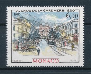 [113427] Monaco 1985 Railway trains Eisenbahn From set MNH