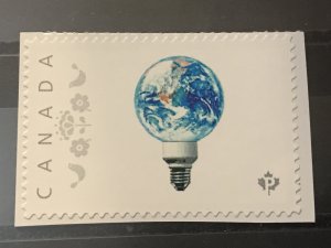 Canada Post Picture Postage Mint NH *Earth Light Bulb* *P* denomination