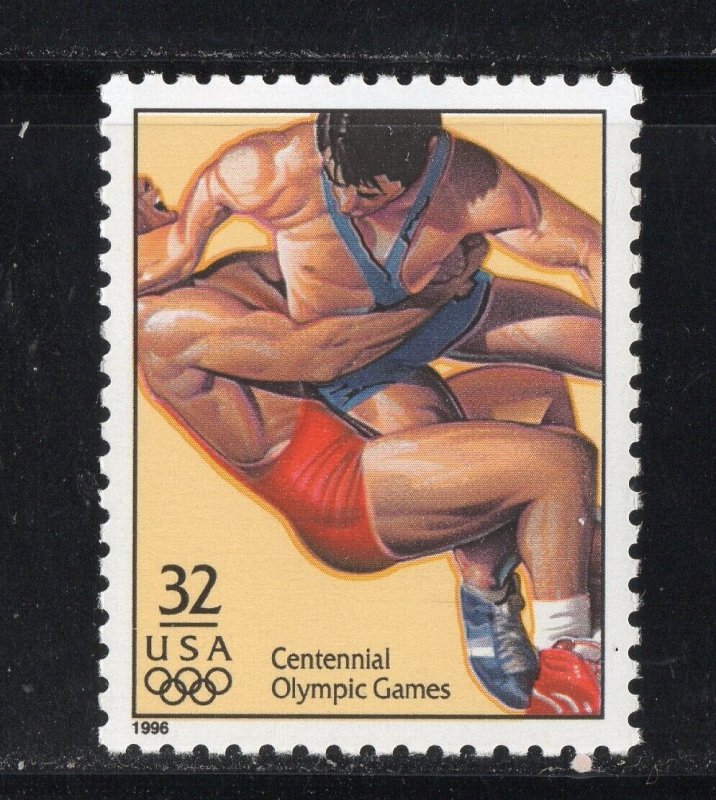 3068f ** FREESTYLE WRESTLING ** U.S. Postage Stamp  MNH