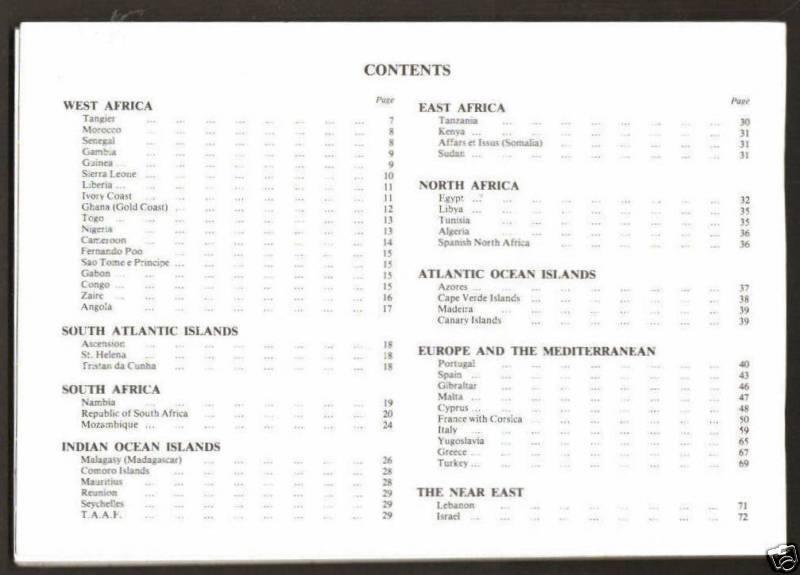 The Paquebot Marks of Africa, the Mediterranean Countries, and Their Islands 