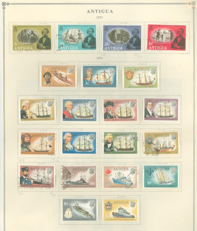 Antigua 237-257 Used VF See desc