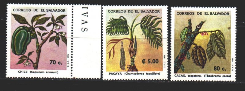 Salvador. 1994. 1950-53 from the series. Edible plants. MNH.