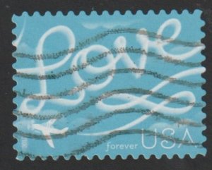 SC# 5155 - (49c) - Love Skywriting - Used Single Off Paper