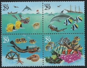 2863 - 2866 MNH Block of 4