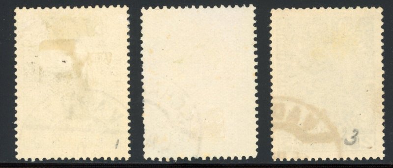 Liechtenstein 1912 Prince Johann II Scott# 1-3 Very Fine/Extra Fine Used Scarce⚡