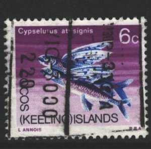 Cocos Keeling Islands Sc#13 Used