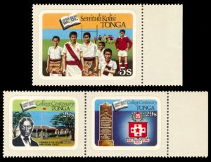 Tonga 1982 Scott #521-523a Mint Never Hinged