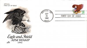 #2596 Eagle and Shield – Artcraft Cachet