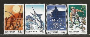 AUSTRALIA SC# 722-25   FVF/MNH