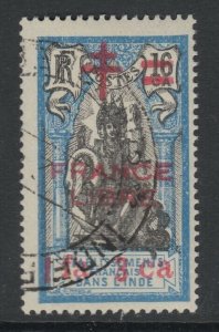 French India, Scott 188 (Yvert 188), used, signed Bileski