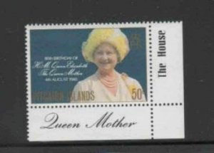 PITCAIRN ISLANDS #193 1980 QUEEN MOTHER 80TH BIRTHDAY MINT VF NH O.G