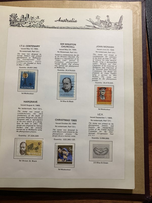 STAMP STATION PERTH Australia #Collection 1928 to Christmas1974 -Used- Unchecked