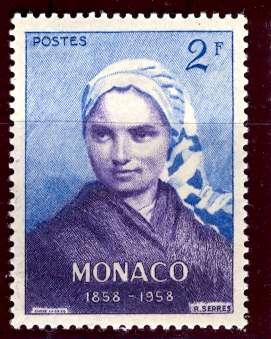 Monaco 1958: Sc. # 413; */MH Single Stamp