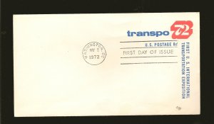 USA SC#U565 Transpo 72 First Day Cover