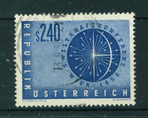 Austria 1956 5th World Energy Conference stamp. Used. Sg 1283.