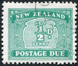 New Zealand 1939 ½d turquoise-green Postage Due SGD41 used